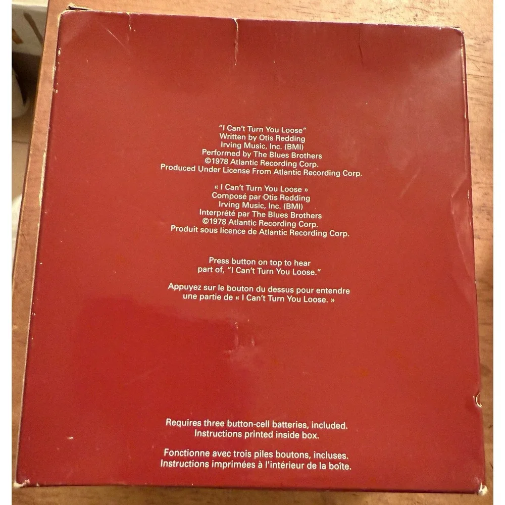 Carlton Cards The Blues‎ Brothers I Can't Turn You Loose Musical Sound Ornament